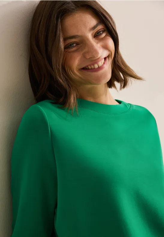 Sweat-shirt à manches courtes garden green