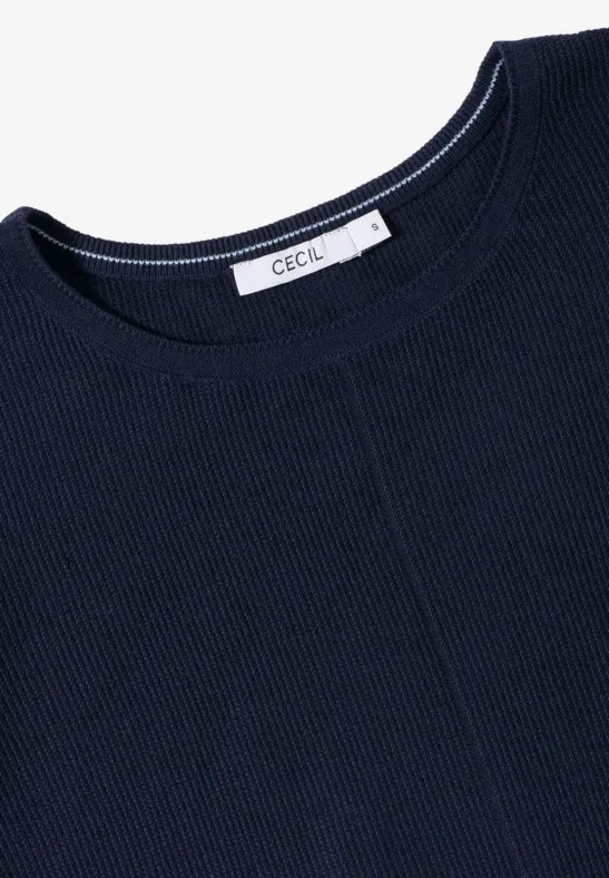 Rundhals Strickpullover urban dark blue