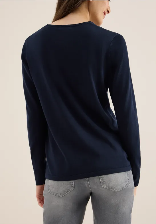 Pull basique urban dark blue