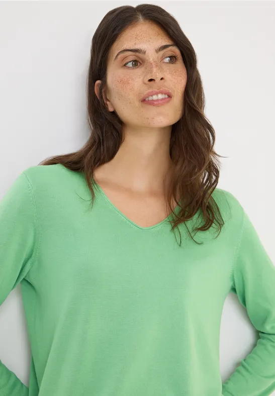 Basic Pullover fennel green