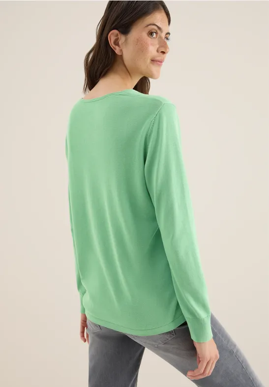 Basic Pullover fennel green