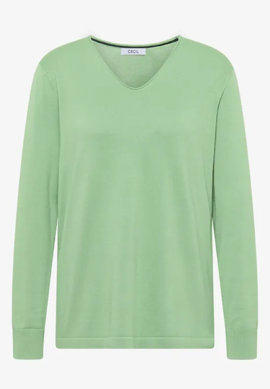 Basic Pullover fennel green