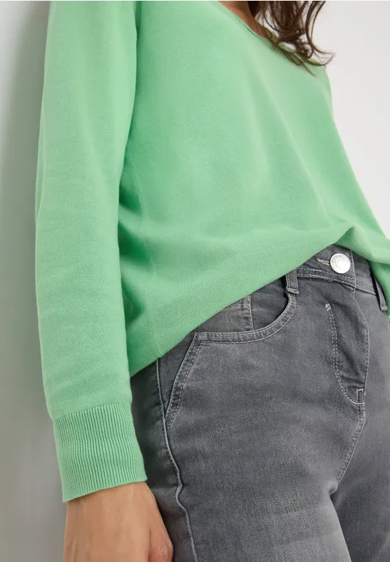 Basic Pullover fennel green