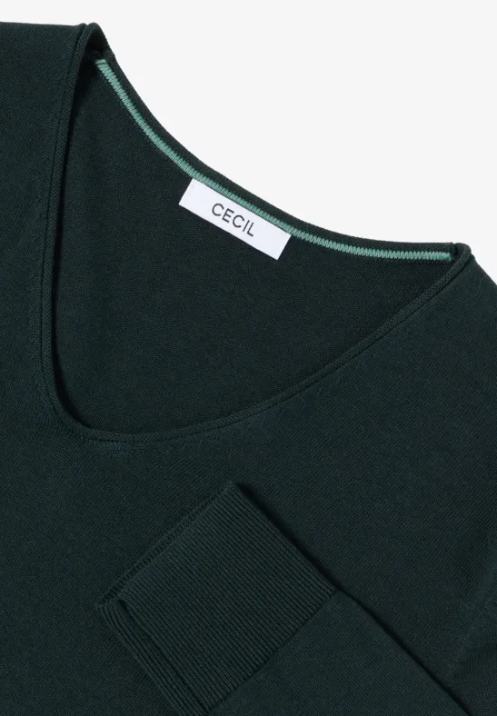 Basic Pullover ink green