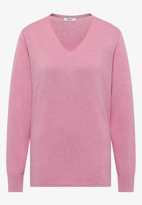 Basic Pullover dark blossom melange