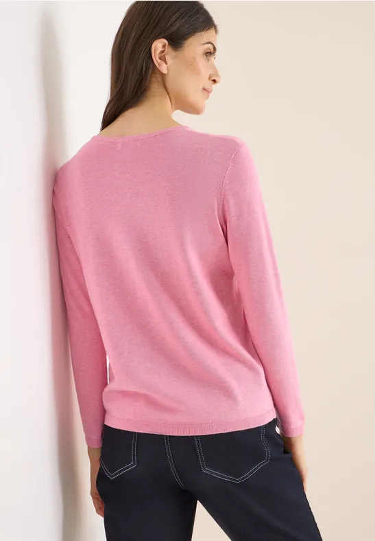 Basic Pullover dark blossom melange