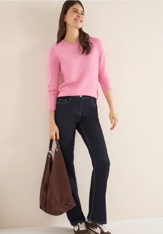 Basic Pullover dark blossom melange