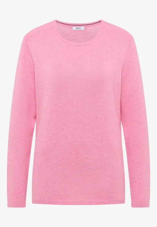 Basic Pullover dark blossom melange