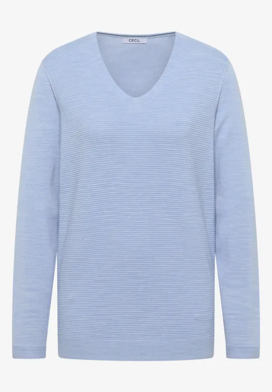V-Neck Pullover mountain heather melange