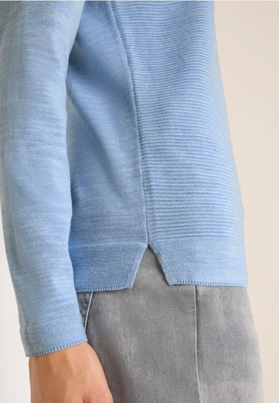 V-Neck Pullover mountain heather melange