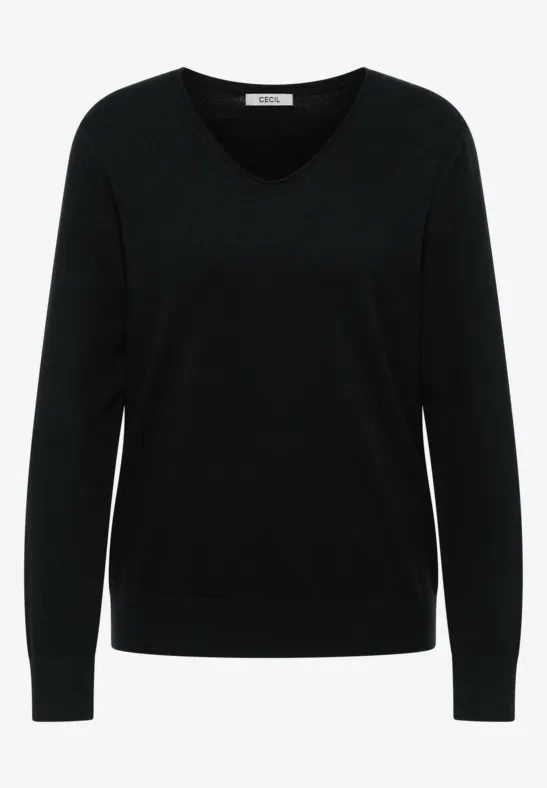 Kuscheliger Pullover ink green