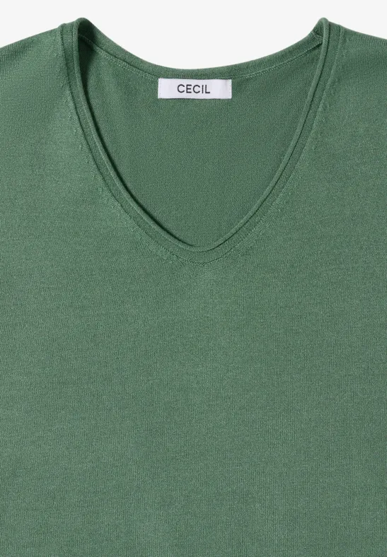 Kuscheliger Pullover highland green melange