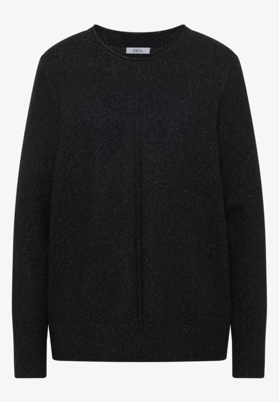 Pull douillet black melange
