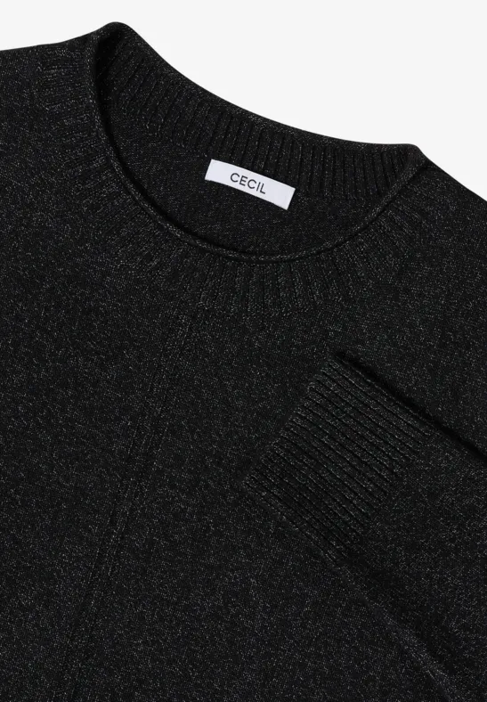 Pull douillet black melange