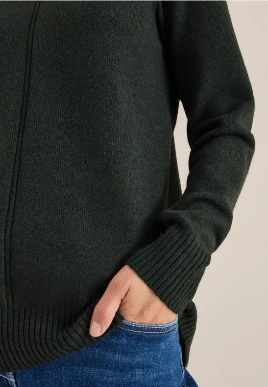 Kuscheliger Pullover active khaki melange