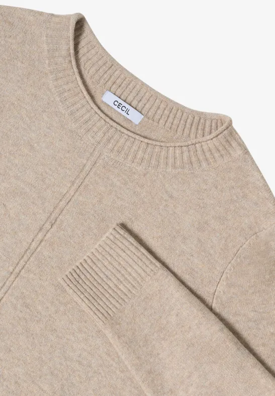 Pull douillet sandalwood beige melange
