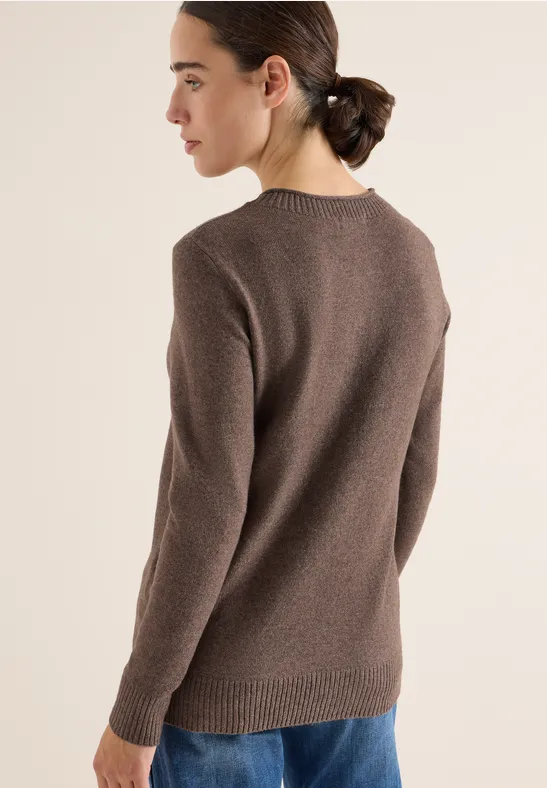 Pull douillet mushroom taupe melange