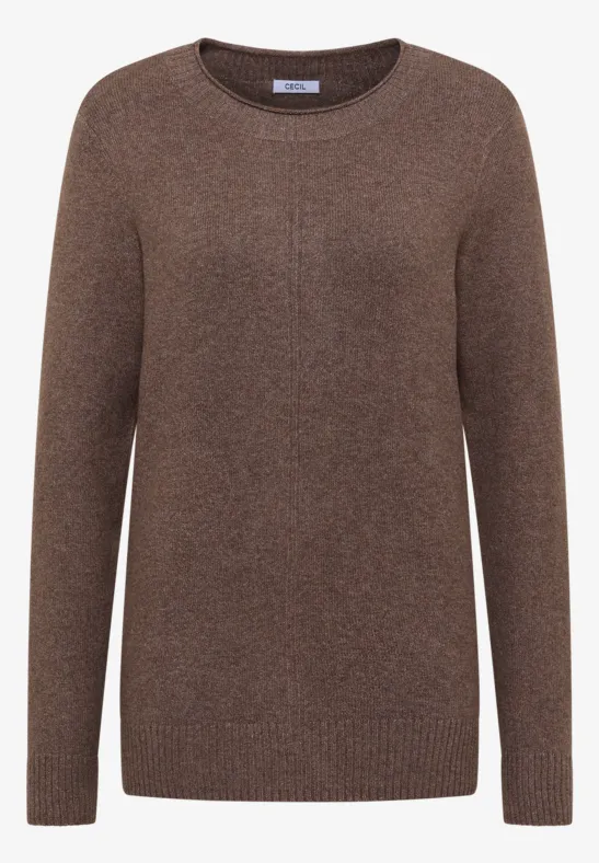 Pull douillet mushroom taupe melange