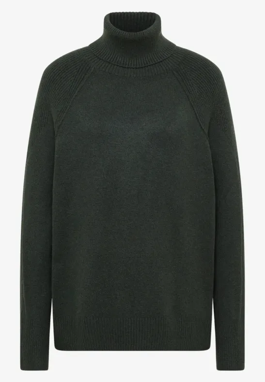 Strukturmix Pullover active khaki melange