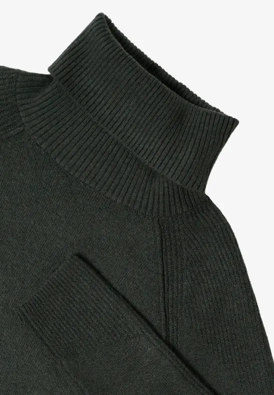 Strukturmix Pullover active khaki melange