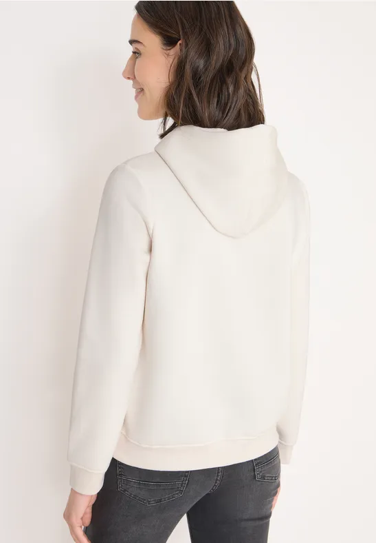 Kapuzen Sweatshirt light greige