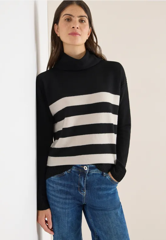 Softer Rollkragenpullover Black