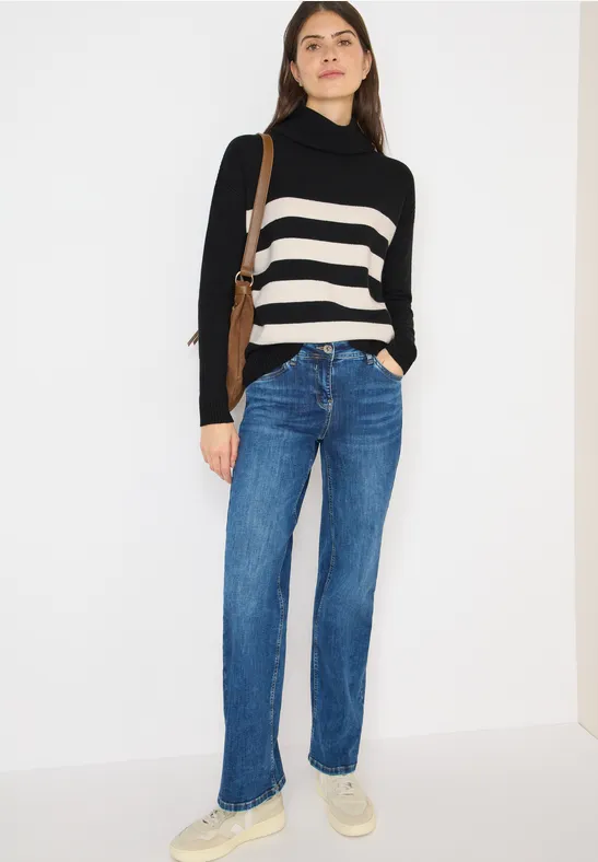 Softer Rollkragenpullover Black