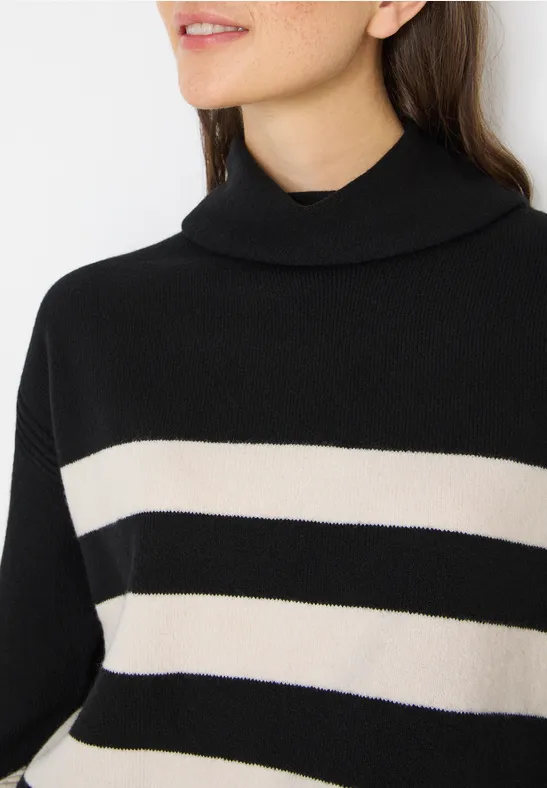 Softer Rollkragenpullover Black