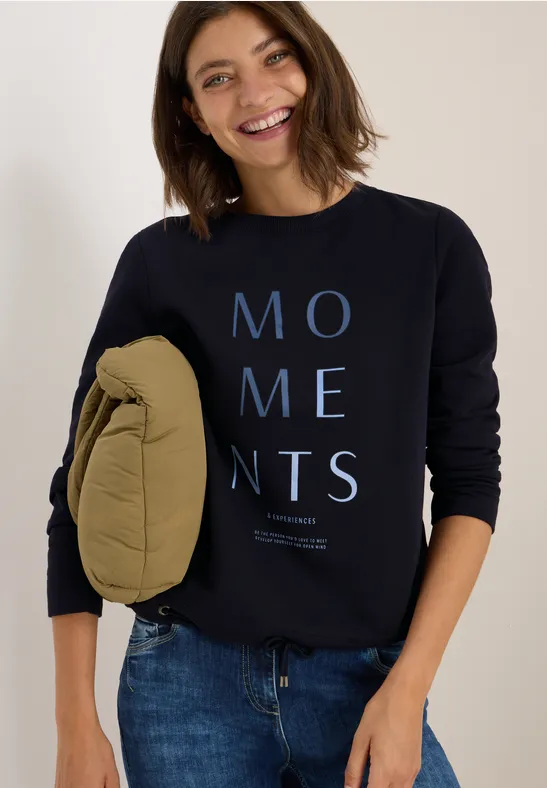 Sweat-shirt avec broderie urban dark blue