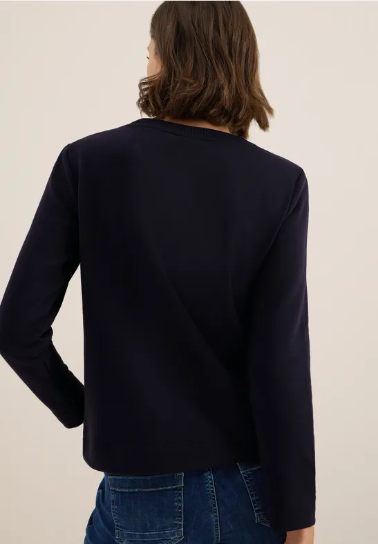 Sweat-shirt avec broderie urban dark blue