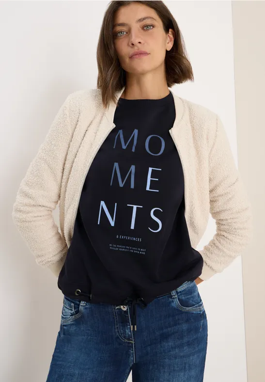 Sweat-shirt avec broderie urban dark blue