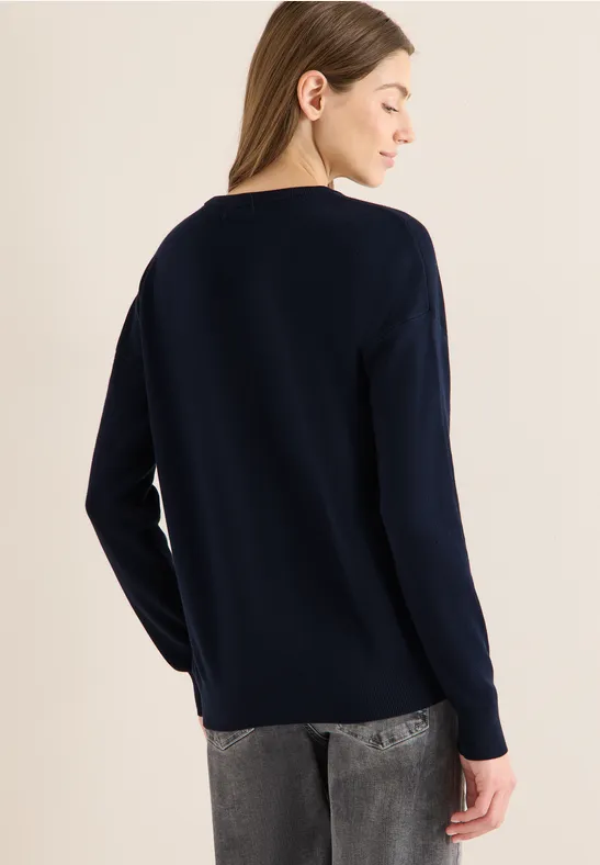 Strick Sweatshirt universal blue