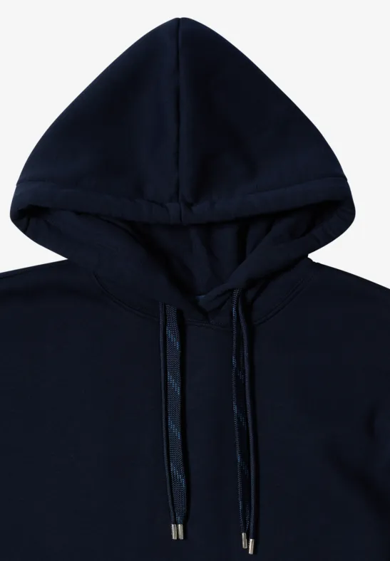 Trui met lange capuchon urban dark blue