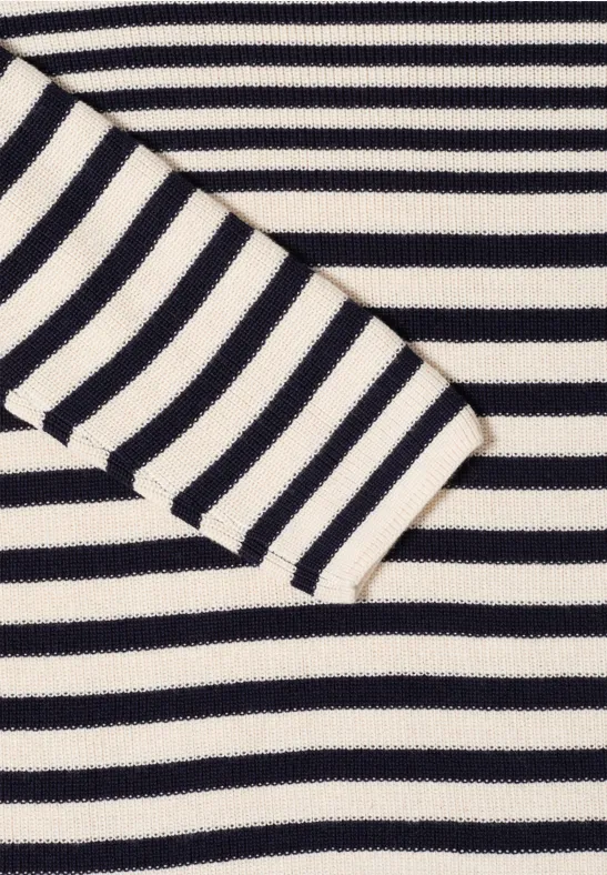 Gestreifter Pullover urban dark blue