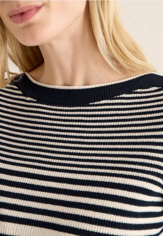 Gestreifter Pullover urban dark blue