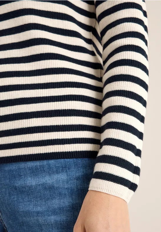 Gestreifter Pullover urban dark blue