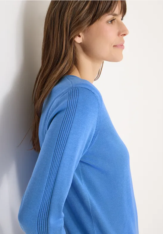 Basic Pullover fountain blue
