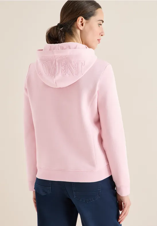 Hoodie mit Stickerei blossom glow