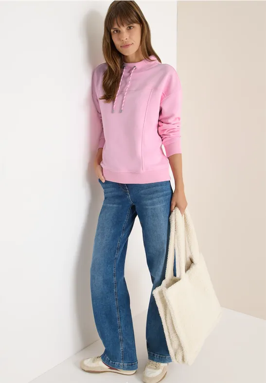 Sweat-shirt à col rond blossom glow
