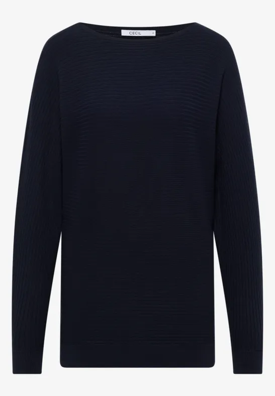 Cosy Strukturmix Dolman urban dark blue