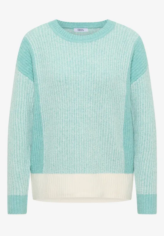 Softer Mouliné Pullover light foam blue