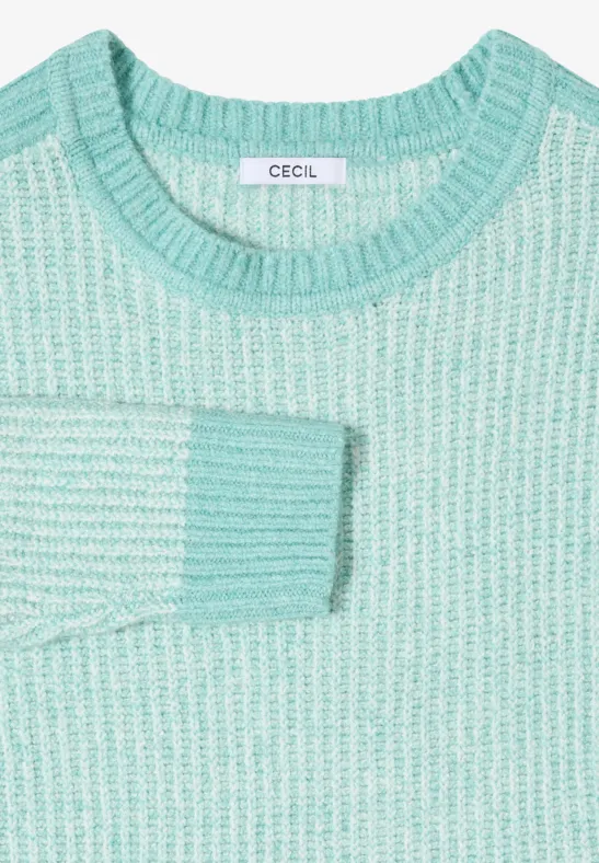 Softer Mouliné Pullover light foam blue