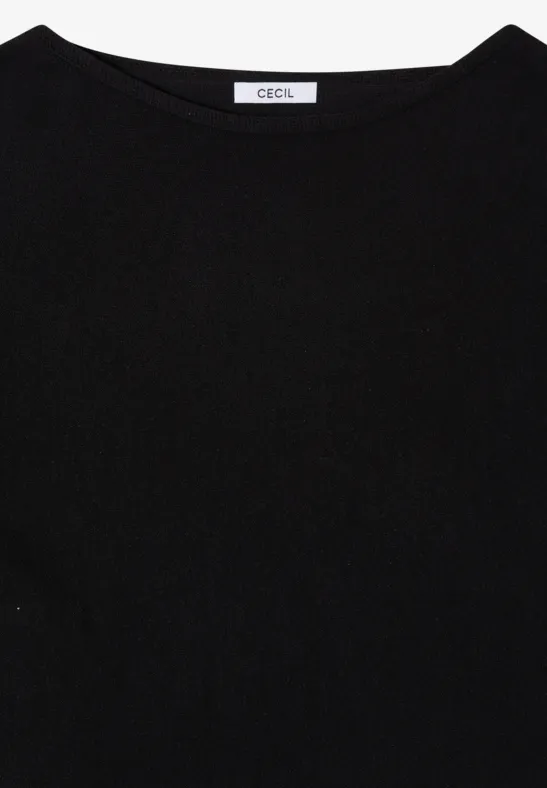 Pullover mit Glitzereffekt Black