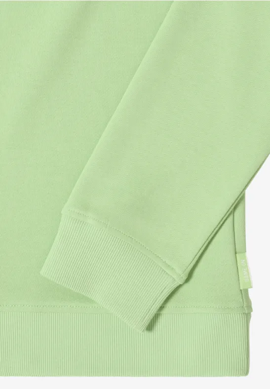 Sweat-shirt avec broderie bamboo green