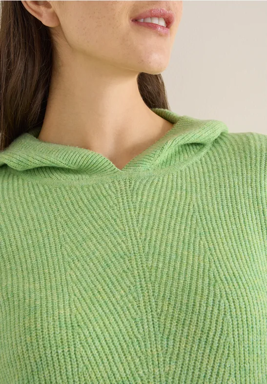 Softer Kapuzenpullover bamboo green melange