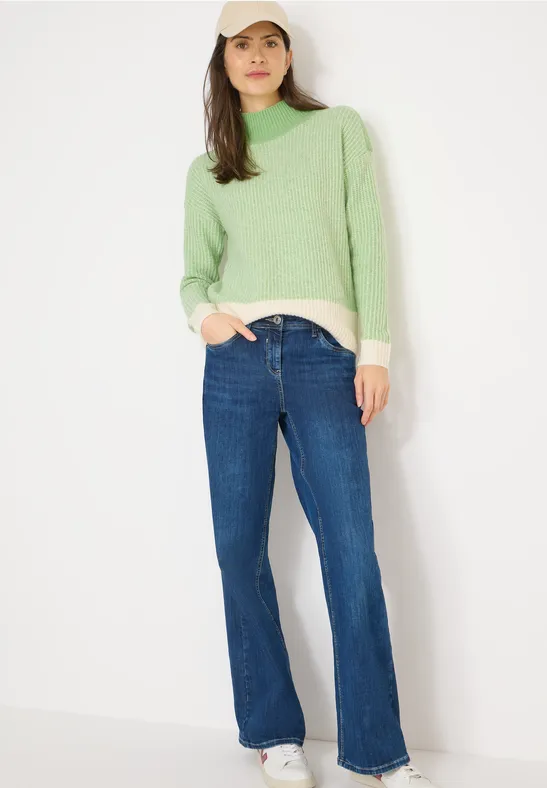 Softer Mouline Pullover bamboo green