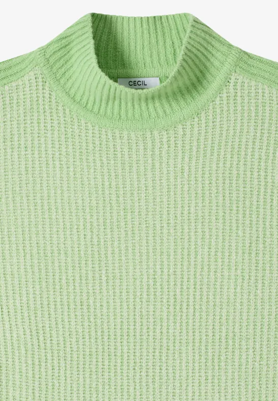 Softer Mouline Pullover bamboo green