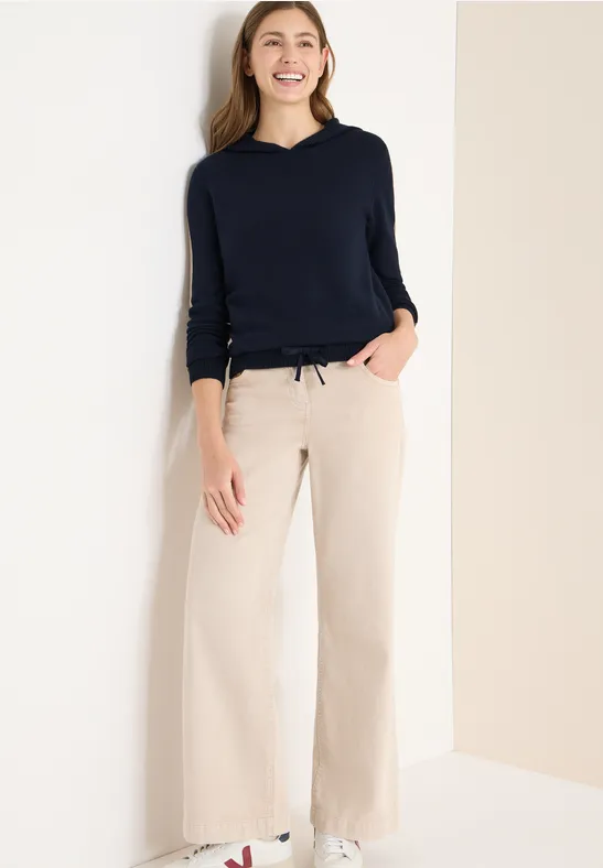 Hoodie mit Gallonstreifen universal blue