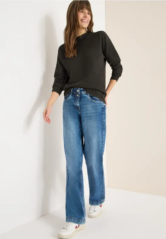 Dolman Strukturpullover raw khaki