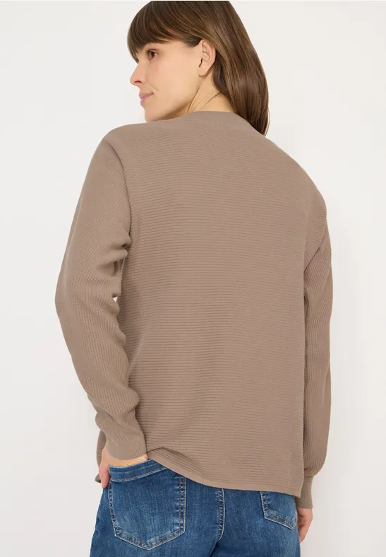 Dolman Strukturpullover urban camel